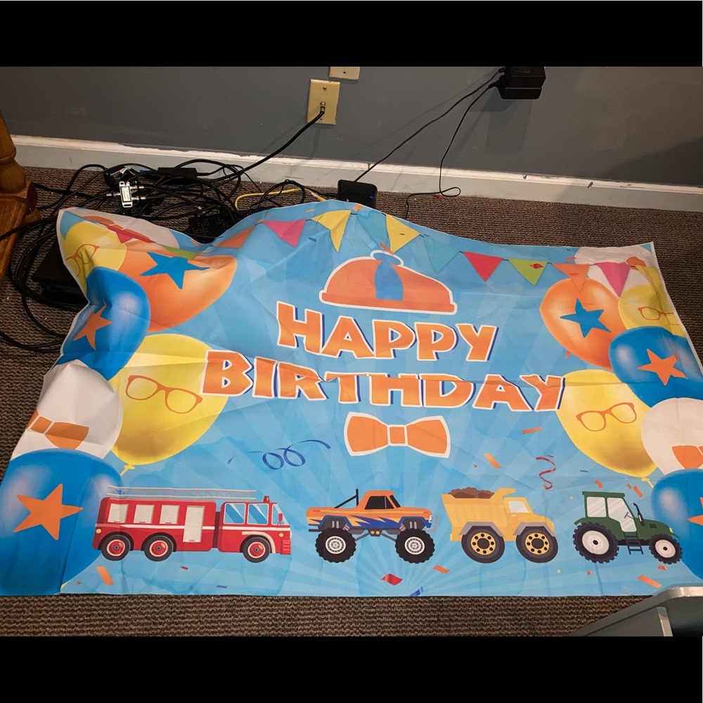 Blippi Birthday Party Banner